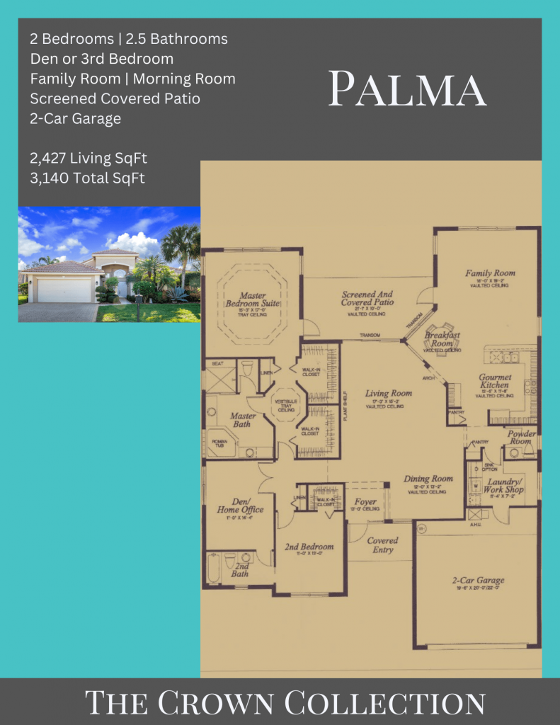 alt= "Palma floor plan in Valencia Isles with a morning room."